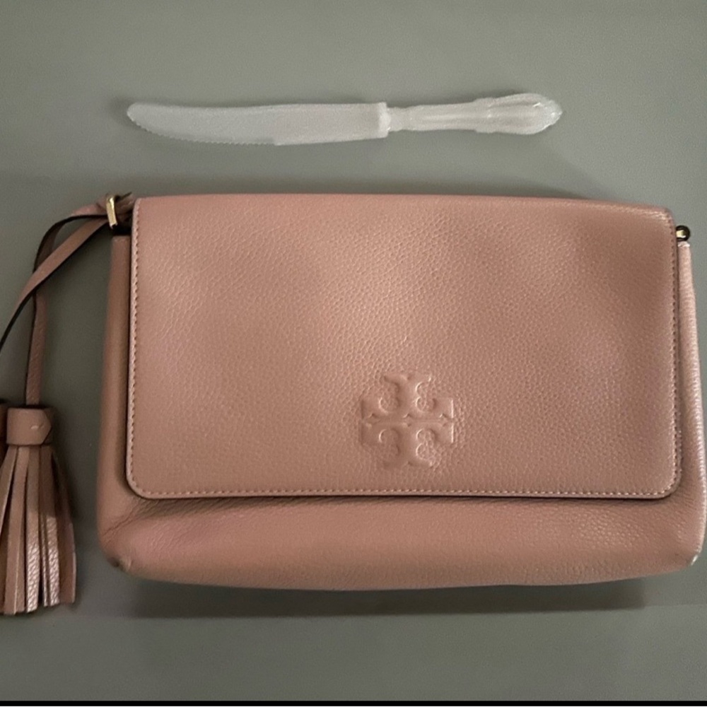 Tory Burch McGraw Foldover Leather Crossbody